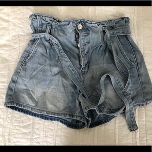 Denim shorts